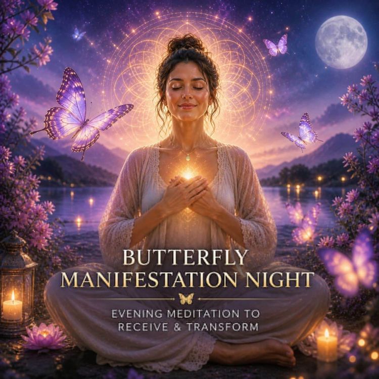 cover art for Butterfly Manifestation Night ✨ Evening Meditation to Receive, Transform & Attract Miracles