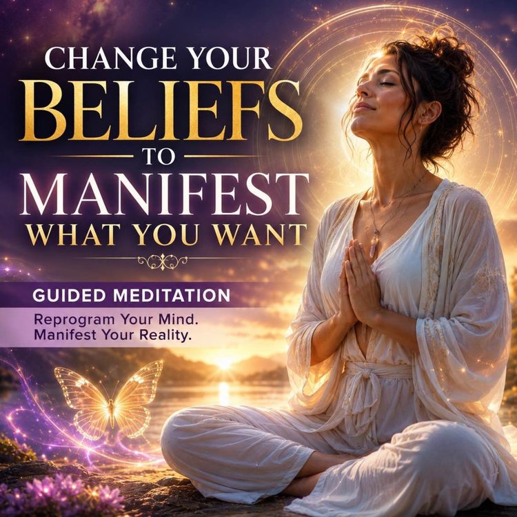 cover art for Change Your Beliefs to Manifest What You Want | Powerful Guided Meditation for Abundance & Transformation