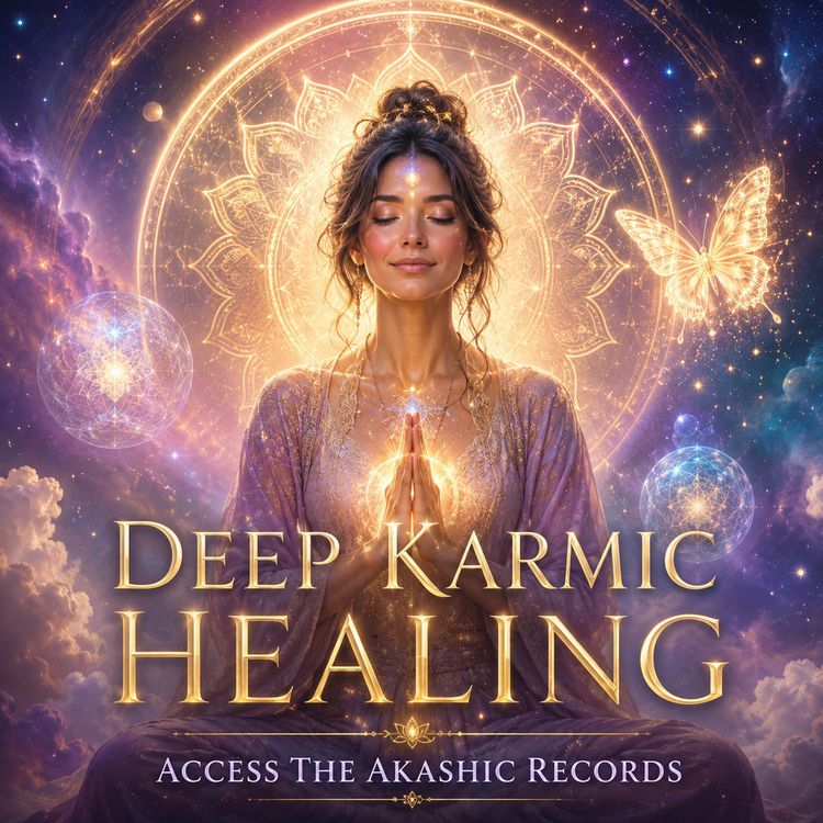 cover art for Deep Karmic Healing: Guided Meditation to Access the Akashic Records
