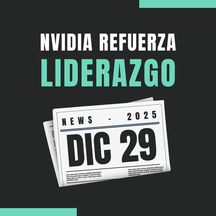 cover art for Nvidia da un nuevo golpe en IA 🤖 al pagar 20.000 millones para reforzar su liderazgo en chips ⚡