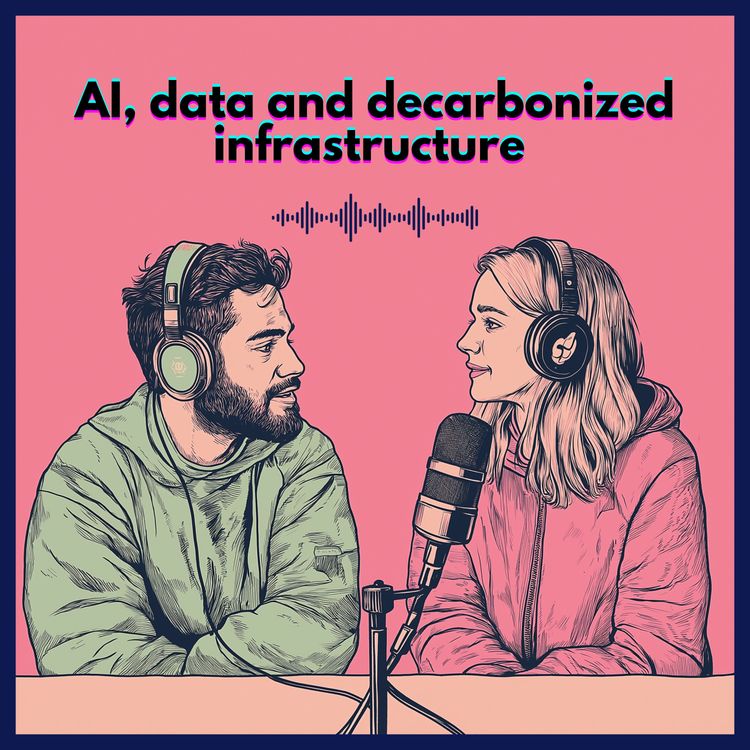cover art for AI, data and decarbonized infrastructure