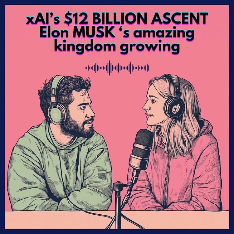 cover art for #39. xAI’s $12 BILLION ASCENT Elon MUSK ‘s amazing kingdom growing