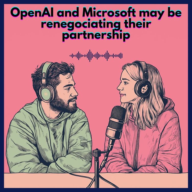 cover art for #64. OpenAI and Microsoft may be renegociating their partnership