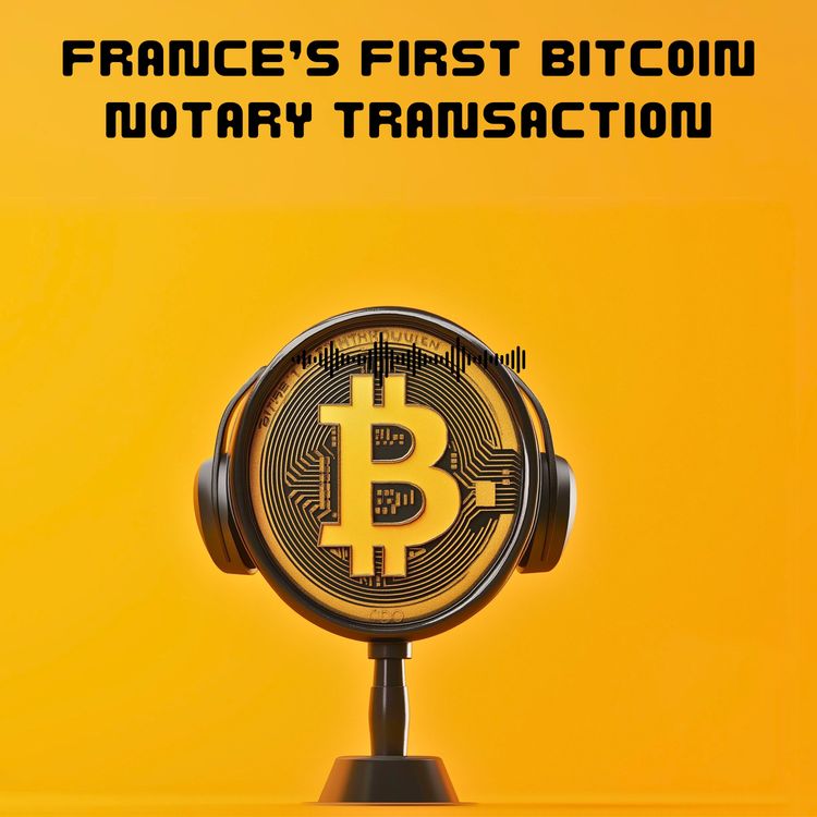cover art for France’s first notary  transaction