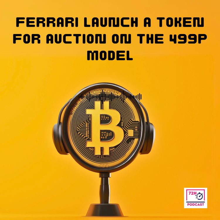 cover art for Ferrari launch a token for auction on the 499P model