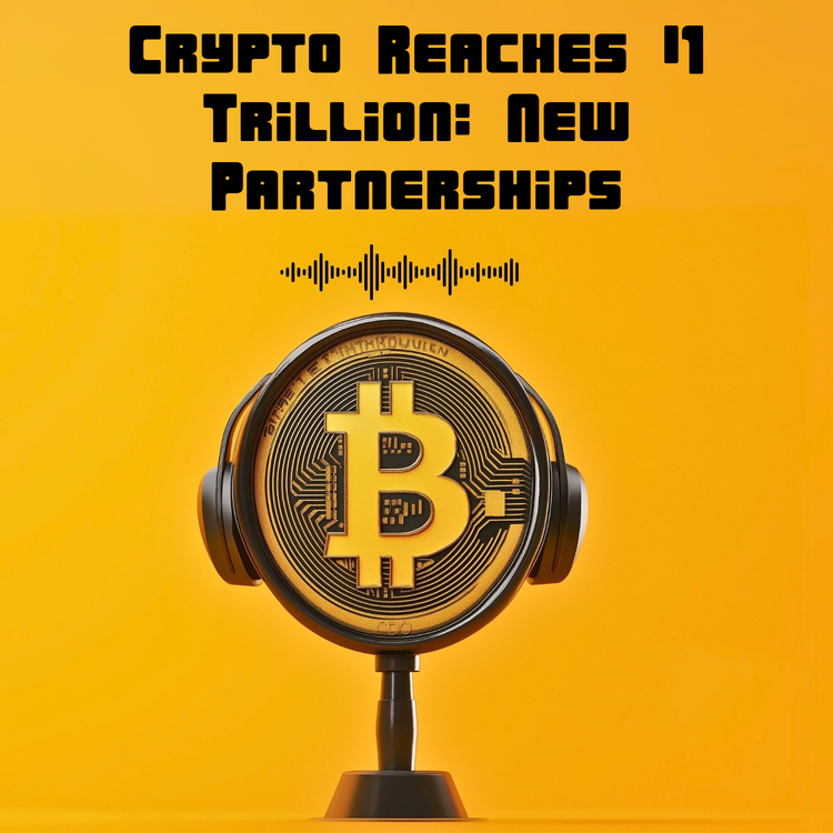 cover art for #47. Crypto Reaches $1 Trillion: New Partnerships Form