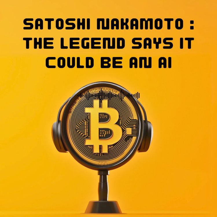 cover art for #38. Satoshi Nakamoto could Be an AI ?