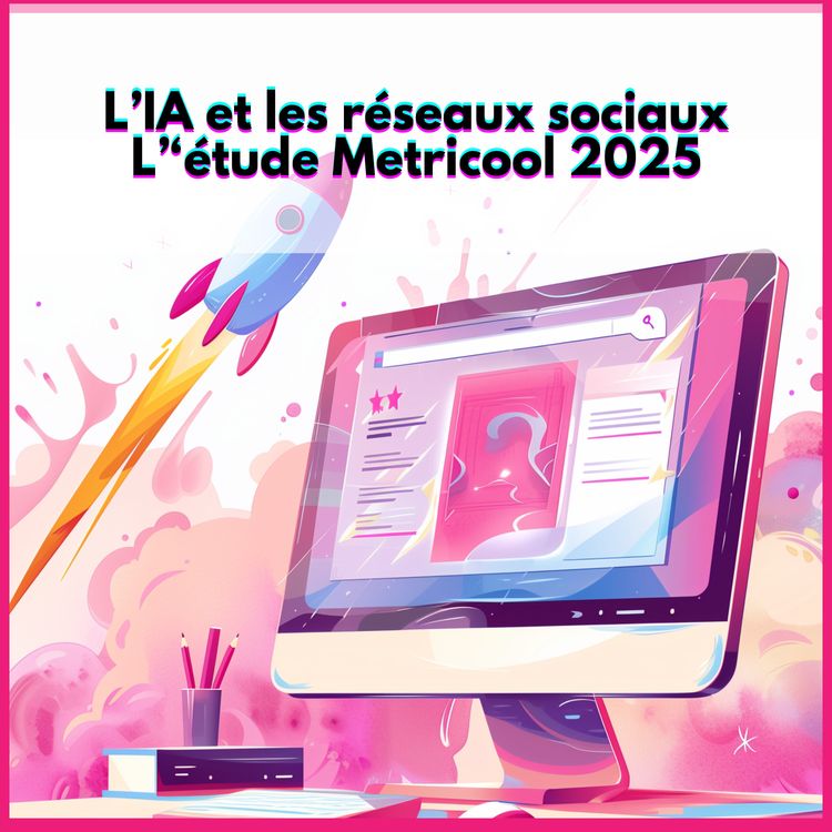 cover art for L’IA et les réseaux sociaux : l’étude Metricool 2025