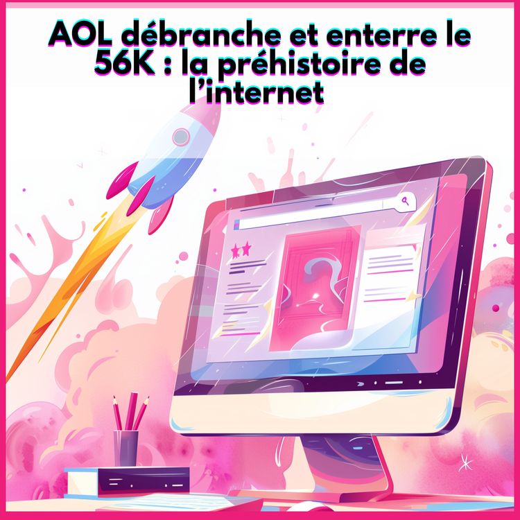 cover art for AOL débranche et enterre le 56K : une page historique de l’Internet se tourne