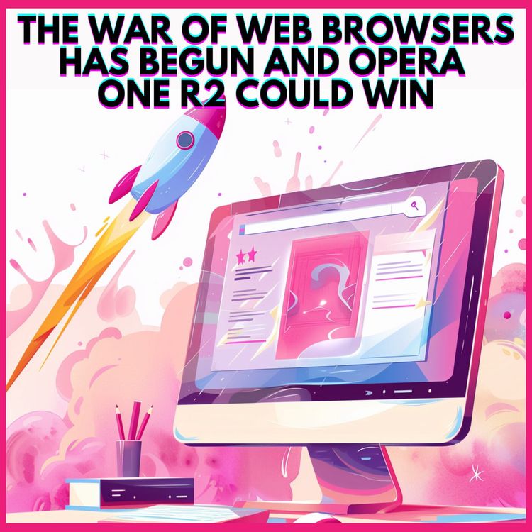 cover art for #25. THE WAR OF WEB BROWSERS HAS BEGUN AND OPERA ONE R2 COULD WIN
