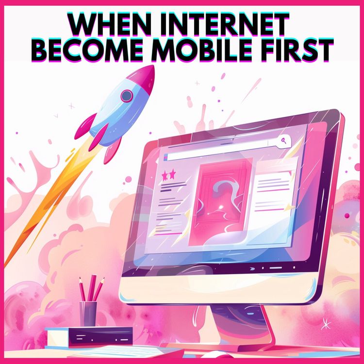 cover art for #6. When Internet become mobile first