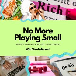 cover art for No more playing small