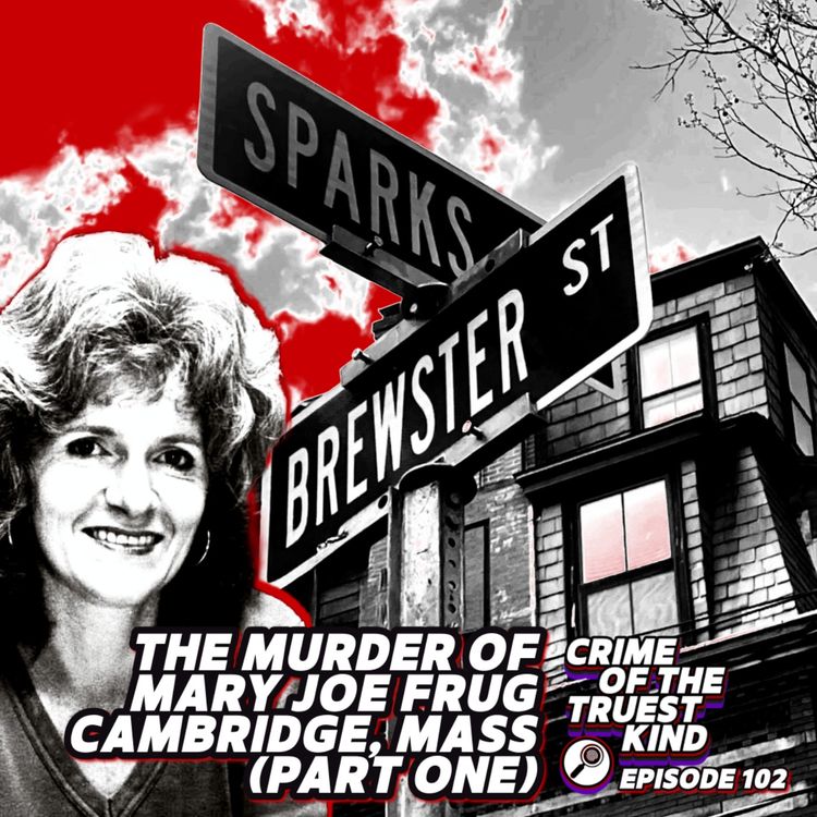cover art for The Unsolved Murder of Mary Joe Frug, Cambridge, Massachusetts (part one)
