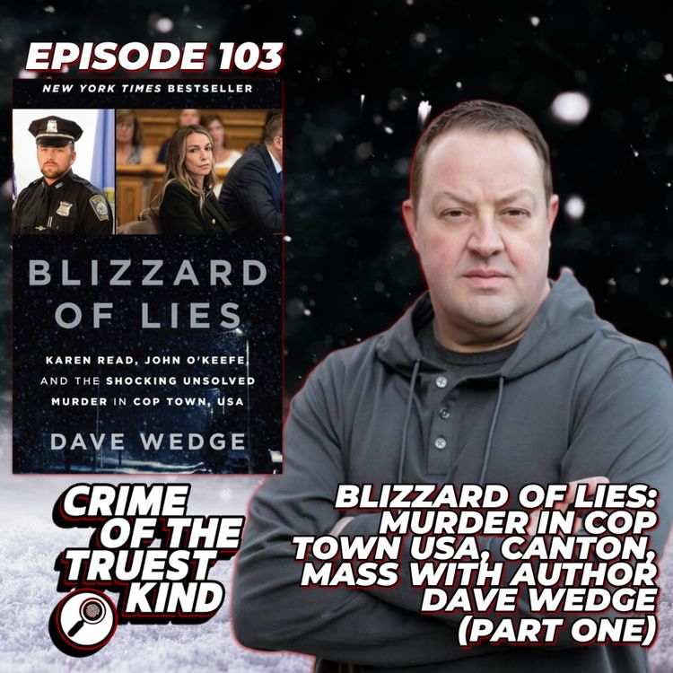 cover art for Blizzard Of Lies: Murder In Cop Town USA, with author Dave Wedge, Canton, Mass