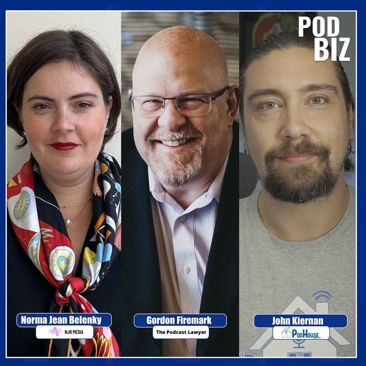 cover art for The Legal Side of Podcasting with Gordon Firemark