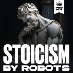 cover art for Stoicism by Robots | Philosophy for Resilience in Modern Minds
