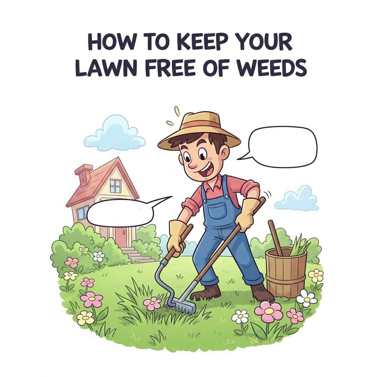 cover art for Learn From News - How to Keep Your Lawn Free of Weeds - Beginner