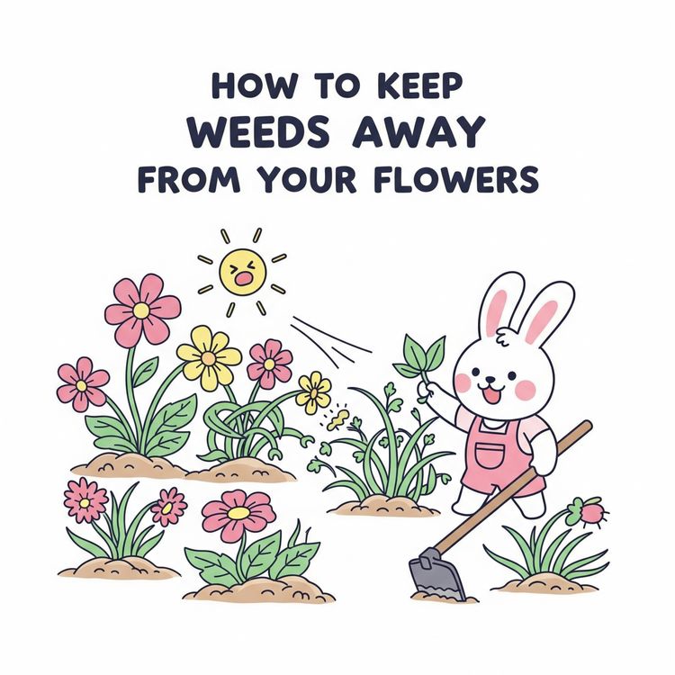 cover art for Learn From News - How to Keep Weeds Away from Your Flowers -Beginner