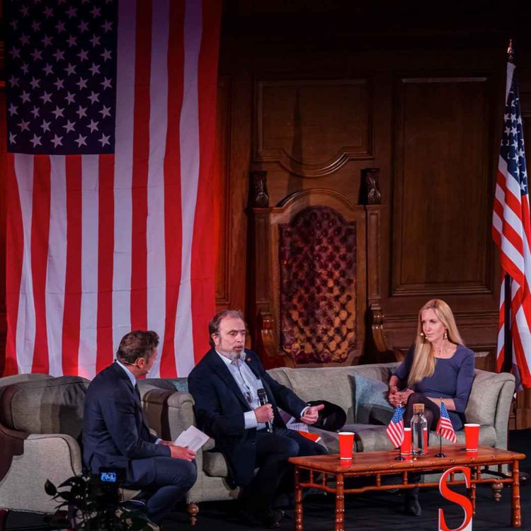 cover art for Has Trump Made America Great Again? Ann Coulter vs Peter Hitchens