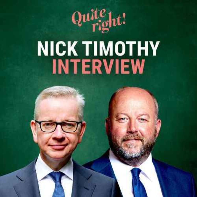 cover art for Quite right! LIVE: Nick Timothy on Islamist extremism