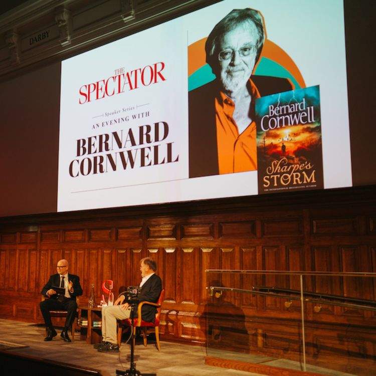 cover art for Speaker series: Bernard Cornwell – Sharpe's Storm
