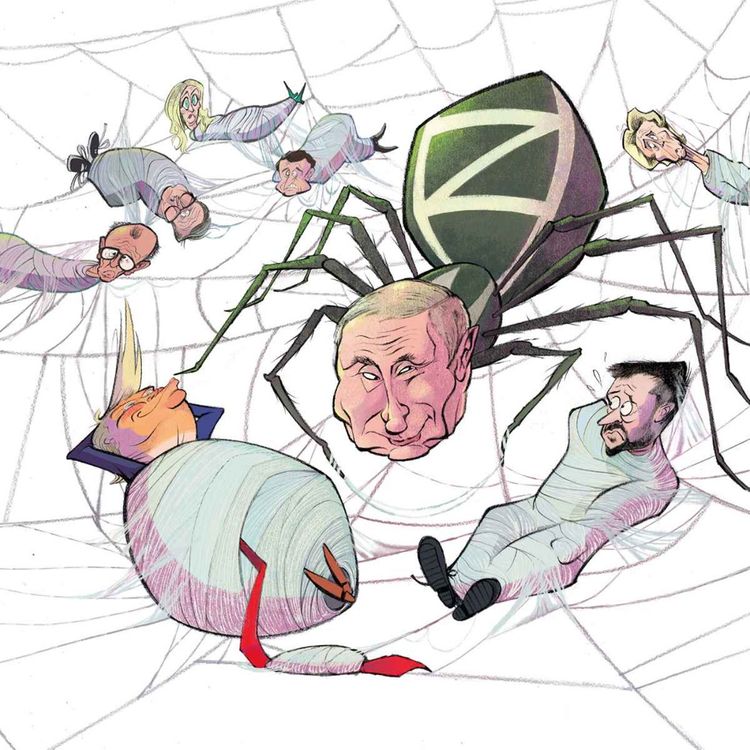 cover art for Putin’s trap, the decline of shame & holiday rental hell