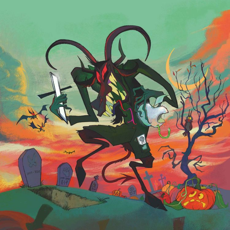 cover art for Embracing the occult, going underground & lost languages