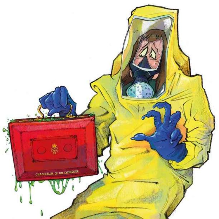 cover art for Labour's toxic budget, Zelensky in trouble & Hitler's genitalia