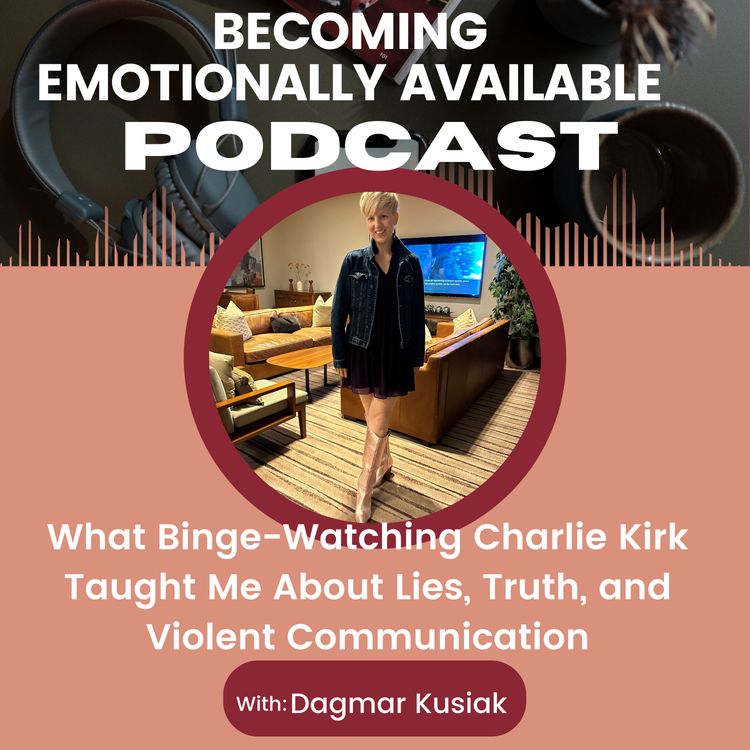 cover art for What Binge-Watching Charlie Kirk Taught Me About Lies, Truth, and Violent Communication