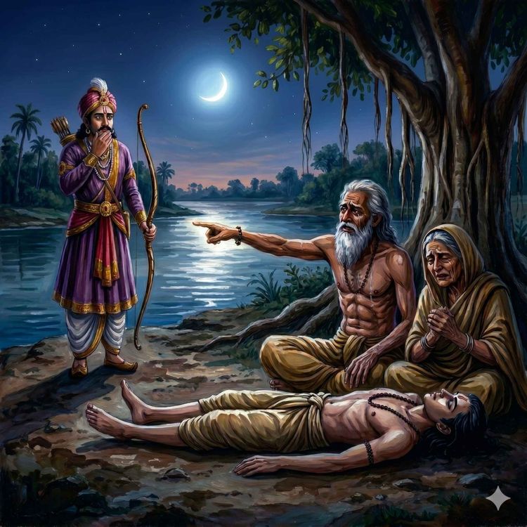 cover art for Ramayana Episode 17:  King Dasarath and the curse of the blind hermit