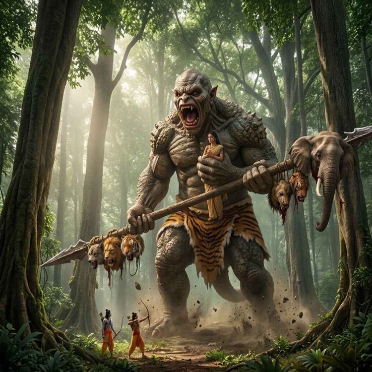 cover art for Episode 22: Ram and Lakshman kill Viradh the Rakshas