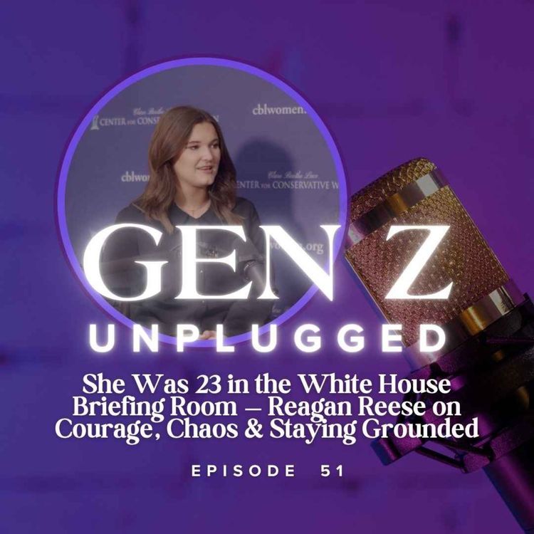 cover art for She Was 23 in the White House Briefing Room — Reagan Reese on Staying Grounded (repost)