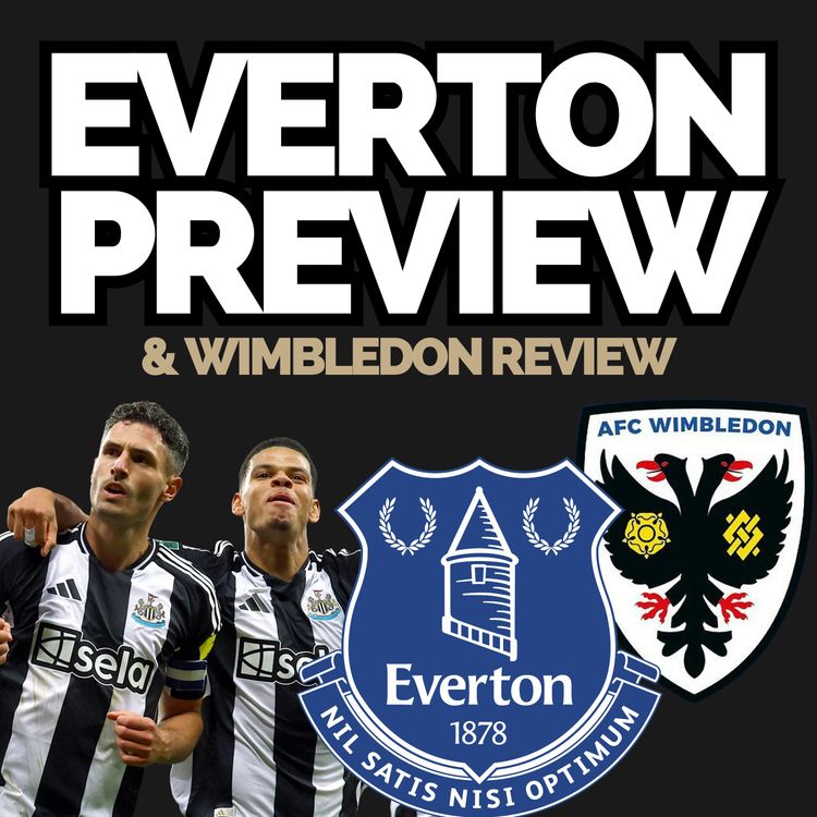 cover art for Everton preview, the St James' Park debate and Newcastle's 1-0 win over Wimbledon