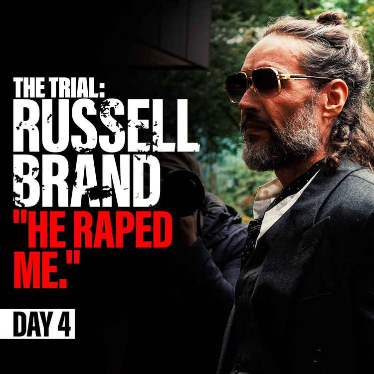cover art for The Trial: Russell Brand - "He raped me."