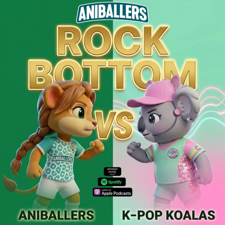 cover art for Rock Bottom.  Vs K-Pop Koalas - Bedtime Football Stories by Aniballers