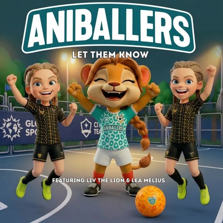 cover art for Let Them Know (feat Liv the lion) - Bedtime Football Stories by Aniballers