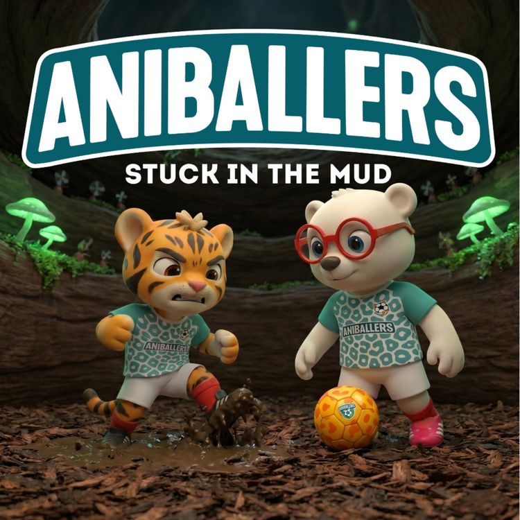 cover art for Stuck In The Mud - Aniballers Bedtime football Stories