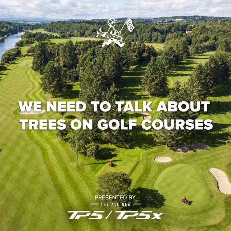 cover art for We need to talk about trees on golf courses