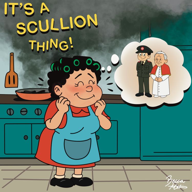 cover art for Afternoon Tea with Pope John Paul II and Ray Scullion The Good Samaritan