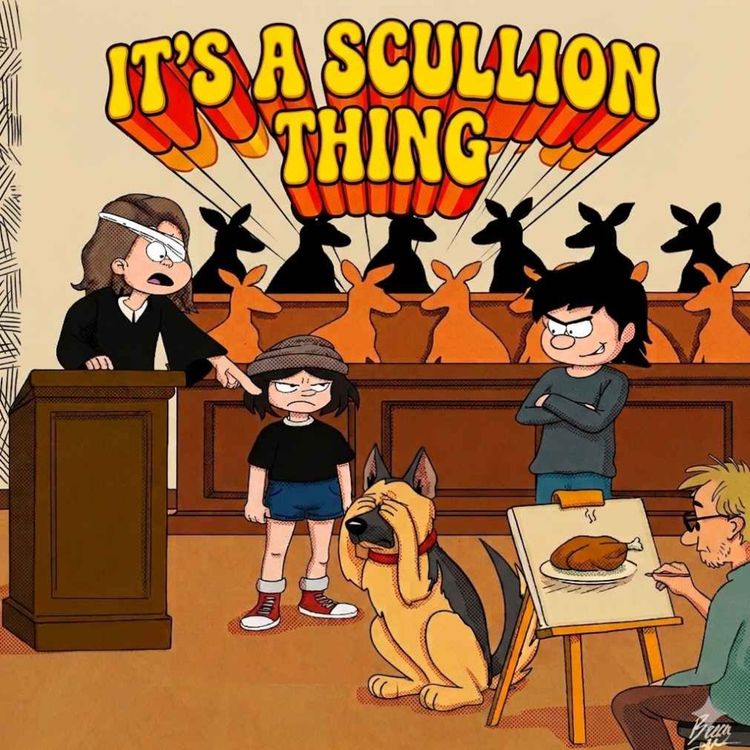 cover art for The Kangaroo Court of Tommy Scullion