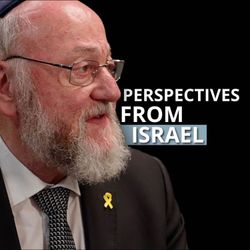 cover art for Perspectives from Israel with the Chief Rabbi