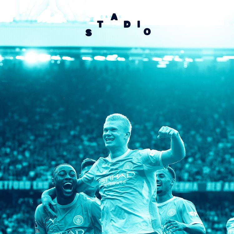 cover art for Spiritually Offside in the Manchester Derby
