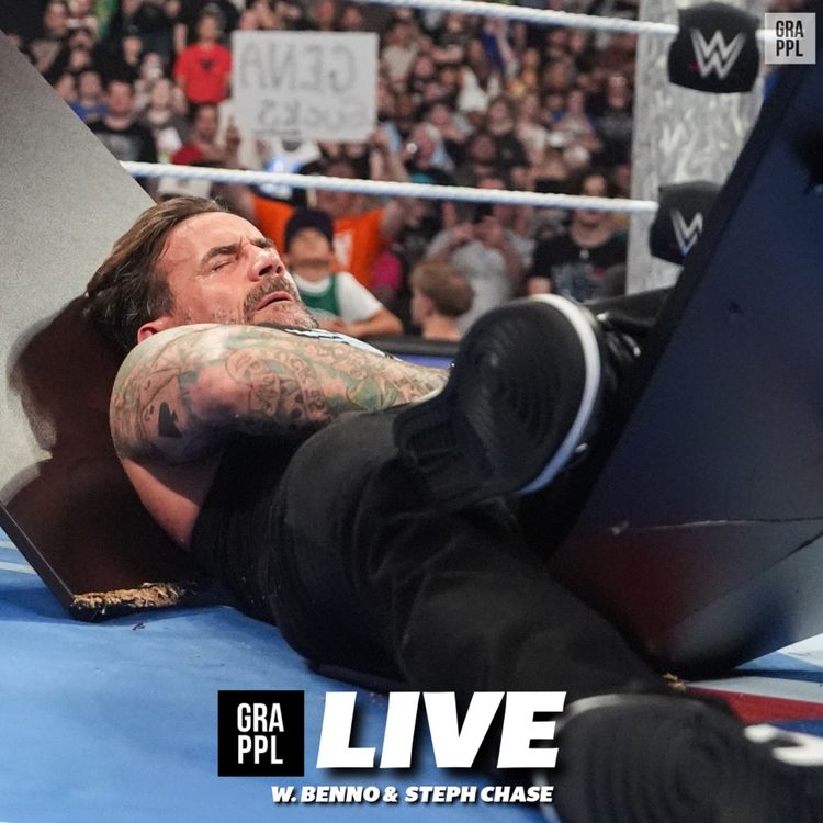 cover art for GRAPPL Live w. Benno & Stephanie Chase (Is CM Punk a hypocrite? | Did Ric Flair sh*t himself?!, Vince McMahon)