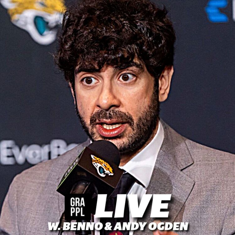 cover art for GRAPPL Live w. Benno & Andy Ogden (Reacting to Tony Khan's AEW All In Press comments, AEW vs WWE, Netflix, Brit Wres)