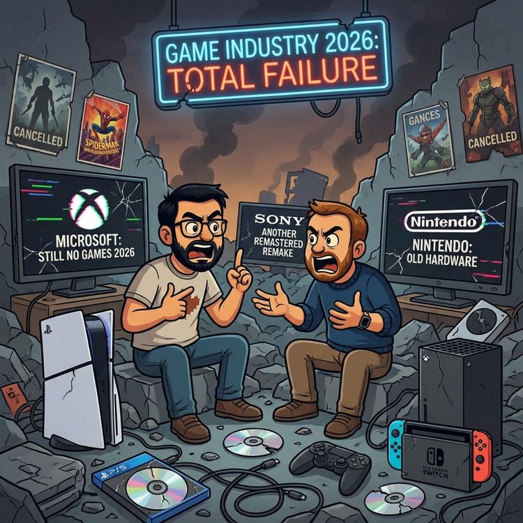 cover art for Die Spielebranche brennt