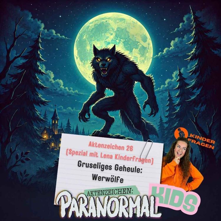 cover art for AZ KIDS #26 - Gruseliges Geheule: Werwölfe | mit Lena Kinderfragen
