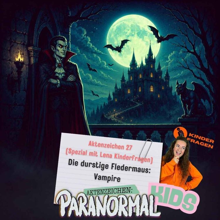 cover art for AZ KIDS #27 - Die durstige Fledermaus: Vampire | mit Lena Kinderfragen