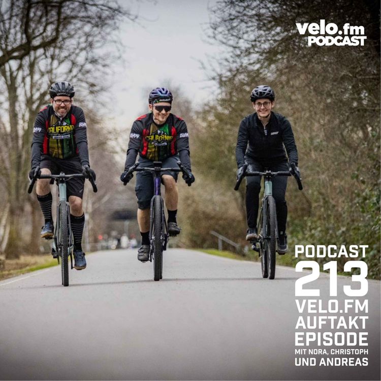 cover art for Folge 213: Die velo.fm Auftakt Episode mit Nora, Christoph & Andreas