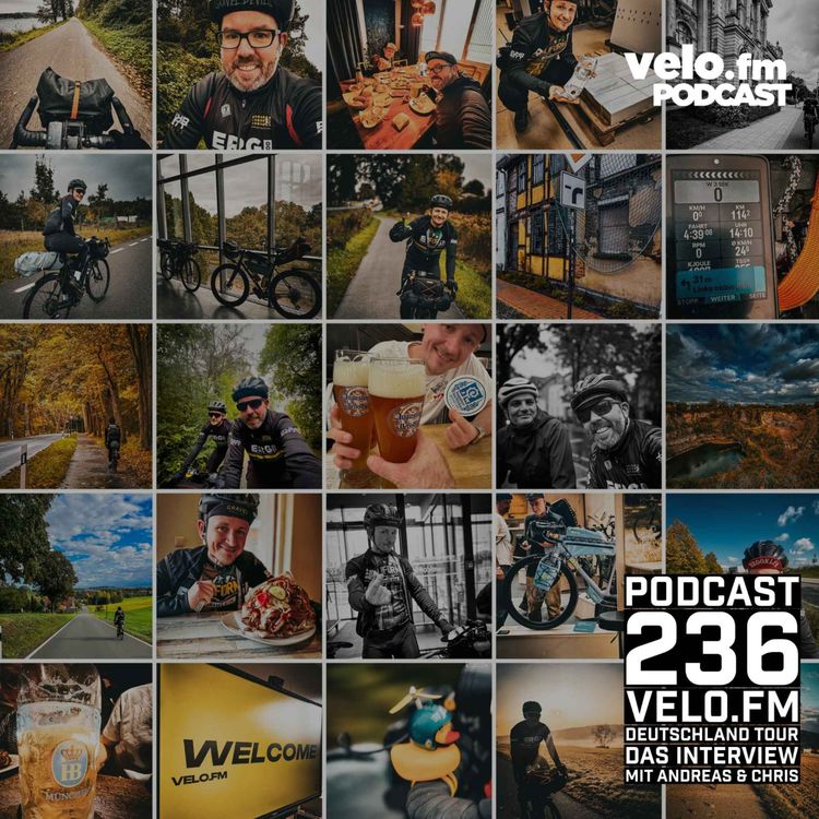 cover art for Folge 236: Das velo.fm Deutschland Tour Interview mit Nora, Christoph & Andreas