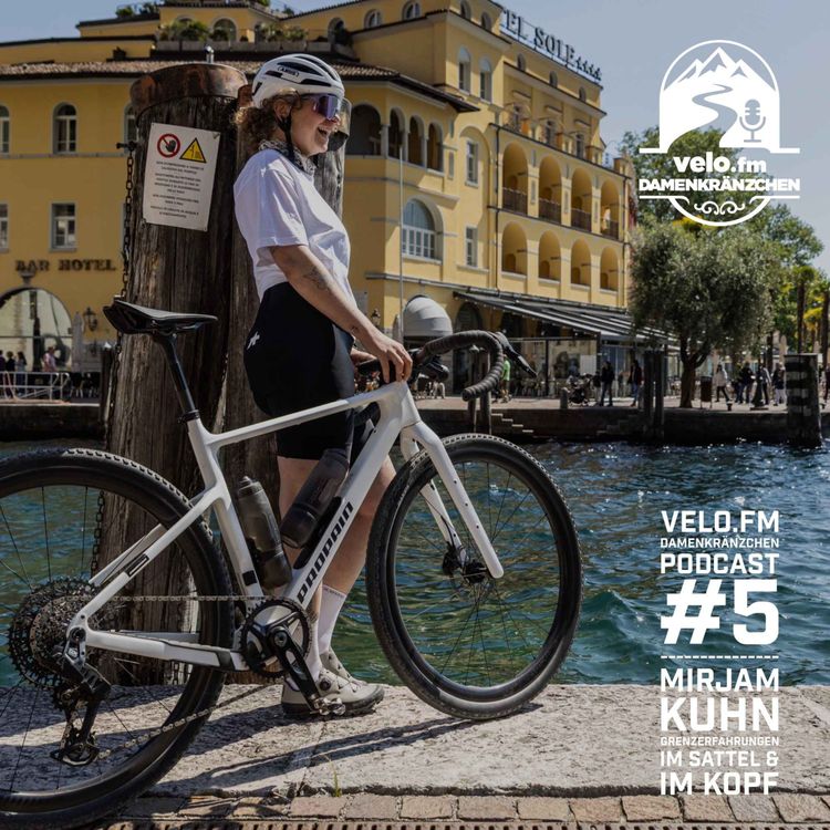 cover art for velo.fm Damenkränzchen #5: Mit Mirjam Kuhn über Grenzerfahrungen im Sattel und im Kopf. 